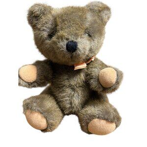 Vintage 1988 Dakin Jointed Brown Teddy Bear‎ READ FIRST